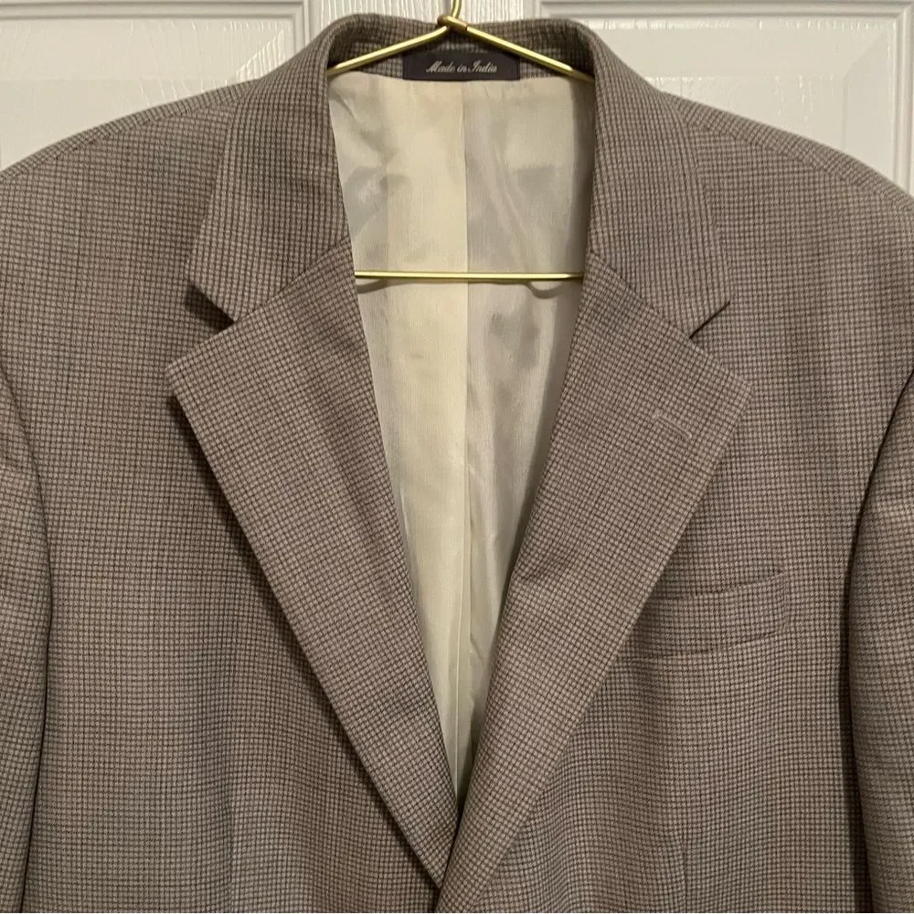 Oscar del la Renta Tan Men's Blazer